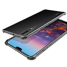 Silikon Schutzhülle Ultra Dünn Tasche Durchsichtig Transparent H03 für Huawei P20 Klar