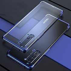Silikon Schutzhülle Ultra Dünn Tasche Durchsichtig Transparent H03 für Oppo K7 5G Blau