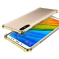 Silikon Schutzhülle Ultra Dünn Tasche Durchsichtig Transparent H03 für Xiaomi Mi 6X Gold