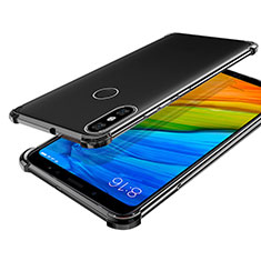 Silikon Schutzhülle Ultra Dünn Tasche Durchsichtig Transparent H03 für Xiaomi Mi A2 Grau
