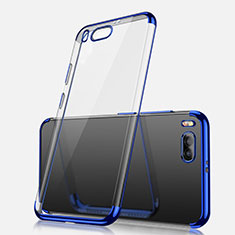 Silikon Schutzhülle Ultra Dünn Tasche Durchsichtig Transparent H03 für Xiaomi Mi Note 3 Blau