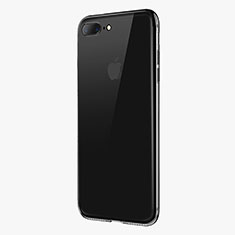 Silikon Schutzhülle Ultra Dünn Tasche Durchsichtig Transparent H04 für Apple iPhone 8 Plus Klar