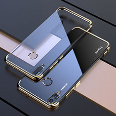 Silikon Schutzhülle Ultra Dünn Tasche Durchsichtig Transparent H04 für Huawei Honor View 10 Lite Gold