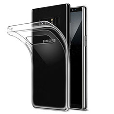 Silikon Schutzhülle Ultra Dünn Tasche Durchsichtig Transparent H04 für Samsung Galaxy Note 8 Duos N950F Klar