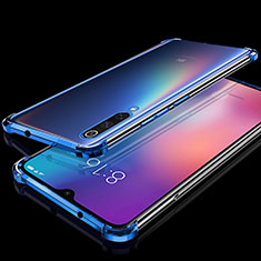 Silikon Schutzhülle Ultra Dünn Tasche Durchsichtig Transparent H04 für Xiaomi Mi 9 Blau