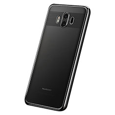 Silikon Schutzhülle Ultra Dünn Tasche Durchsichtig Transparent H05 für Huawei Mate 10 Schwarz