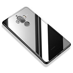 Silikon Schutzhülle Ultra Dünn Tasche Durchsichtig Transparent H05 für Huawei Mate 9 Schwarz