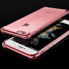 Silikon Schutzhülle Ultra Dünn Tasche Durchsichtig Transparent HC01 für Apple iPhone 6S Rosegold