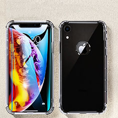 Silikon Schutzhülle Ultra Dünn Tasche Durchsichtig Transparent HC08 für Apple iPhone XR Klar