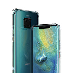 Silikon Schutzhülle Ultra Dünn Tasche Durchsichtig Transparent K01 für Huawei Mate 20 Pro Klar