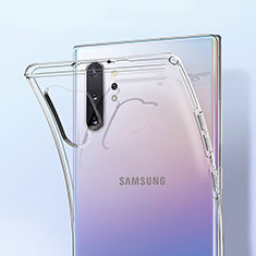 Silikon Schutzhülle Ultra Dünn Tasche Durchsichtig Transparent K01 für Samsung Galaxy Note 10 Plus 5G Klar