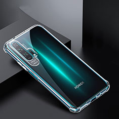 Silikon Schutzhülle Ultra Dünn Tasche Durchsichtig Transparent K02 für Huawei Honor 20 Pro Klar