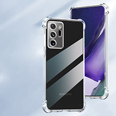 Silikon Schutzhülle Ultra Dünn Tasche Durchsichtig Transparent K02 für Samsung Galaxy Note 20 Ultra 5G Klar