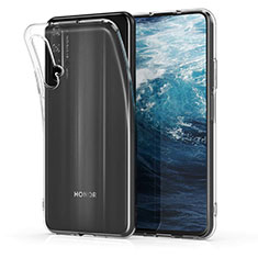 Silikon Schutzhülle Ultra Dünn Tasche Durchsichtig Transparent K04 für Huawei Honor 20S Klar