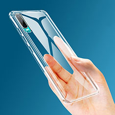 Silikon Schutzhülle Ultra Dünn Tasche Durchsichtig Transparent K04 für Huawei P30 Klar