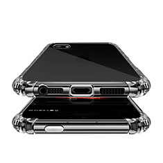 Silikon Schutzhülle Ultra Dünn Tasche Durchsichtig Transparent T02 für Apple iPhone SE Klar