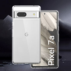 Silikon Schutzhülle Ultra Dünn Tasche Durchsichtig Transparent T02 für Google Pixel 7a 5G Klar