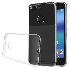 Silikon Schutzhülle Ultra Dünn Tasche Durchsichtig Transparent T02 für Google Pixel Klar