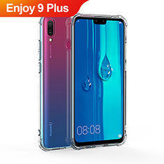 Silikon Schutzhülle Ultra Dünn Tasche Durchsichtig Transparent T02 für Huawei Enjoy 9 Plus Klar