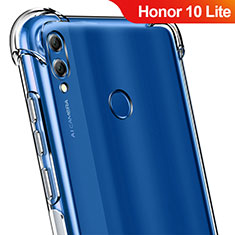 Silikon Schutzhülle Ultra Dünn Tasche Durchsichtig Transparent T02 für Huawei Honor 10 Lite Klar