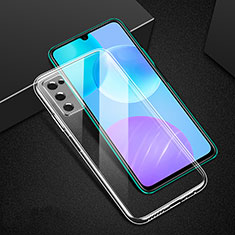 Silikon Schutzhülle Ultra Dünn Tasche Durchsichtig Transparent T02 für Huawei Honor 30 Lite 5G Klar