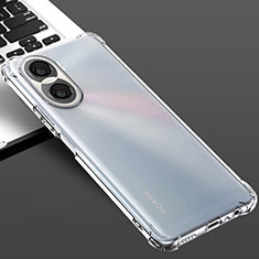 Silikon Schutzhülle Ultra Dünn Tasche Durchsichtig Transparent T02 für Huawei Honor X40i 5G Klar