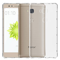 Silikon Schutzhülle Ultra Dünn Tasche Durchsichtig Transparent T02 für Huawei Honor X5 Klar