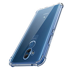 Silikon Schutzhülle Ultra Dünn Tasche Durchsichtig Transparent T02 für Huawei Mate 20 Lite Klar