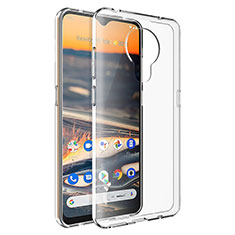Silikon Schutzhülle Ultra Dünn Tasche Durchsichtig Transparent T02 für Nokia 5.4 Klar