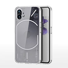 Silikon Schutzhülle Ultra Dünn Tasche Durchsichtig Transparent T02 für Nothing Phone 1 Klar