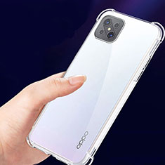 Silikon Schutzhülle Ultra Dünn Tasche Durchsichtig Transparent T02 für Oppo A92s 5G Klar