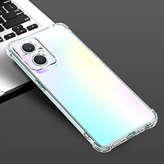 Silikon Schutzhülle Ultra Dünn Tasche Durchsichtig Transparent T02 für Oppo Reno7 Lite 5G Klar