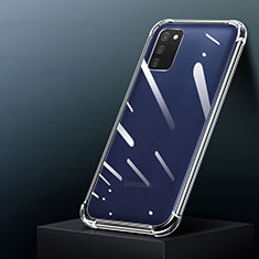 Silikon Schutzhülle Ultra Dünn Tasche Durchsichtig Transparent T02 für Samsung Galaxy A02s Klar