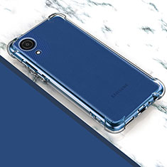 Silikon Schutzhülle Ultra Dünn Tasche Durchsichtig Transparent T02 für Samsung Galaxy A03 Core Klar