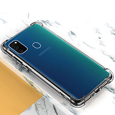 Silikon Schutzhülle Ultra Dünn Tasche Durchsichtig Transparent T02 für Samsung Galaxy M30s Klar