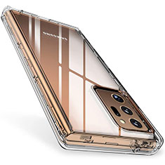 Silikon Schutzhülle Ultra Dünn Tasche Durchsichtig Transparent T02 für Samsung Galaxy Note 20 Ultra 5G Klar
