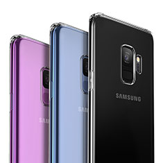 Silikon Schutzhülle Ultra Dünn Tasche Durchsichtig Transparent T02 für Samsung Galaxy S9 Klar