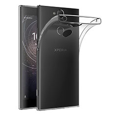 Silikon Schutzhülle Ultra Dünn Tasche Durchsichtig Transparent T02 für Sony Xperia XA2 Plus Klar
