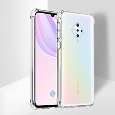 Silikon Schutzhülle Ultra Dünn Tasche Durchsichtig Transparent T02 für Vivo S1 Pro Klar