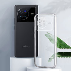 Silikon Schutzhülle Ultra Dünn Tasche Durchsichtig Transparent T02 für Vivo X80 5G Klar