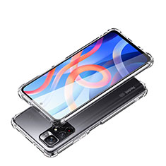 Silikon Schutzhülle Ultra Dünn Tasche Durchsichtig Transparent T02 für Xiaomi Poco M4 Pro 5G Klar