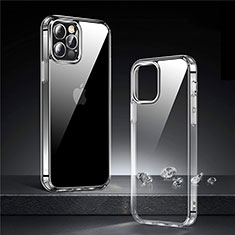 Silikon Schutzhülle Ultra Dünn Tasche Durchsichtig Transparent T03 für Apple iPhone 12 Pro Klar