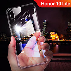 Silikon Schutzhülle Ultra Dünn Tasche Durchsichtig Transparent T03 für Huawei Honor 10 Lite Klar