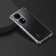 Silikon Schutzhülle Ultra Dünn Tasche Durchsichtig Transparent T03 für Huawei P50e Klar