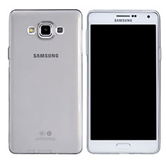 Silikon Schutzhülle Ultra Dünn Tasche Durchsichtig Transparent T03 für Samsung Galaxy A7 Duos SM-A700F A700FD Klar