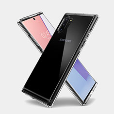 Silikon Schutzhülle Ultra Dünn Tasche Durchsichtig Transparent T03 für Samsung Galaxy Note 10 Plus Klar