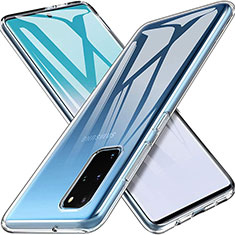 Silikon Schutzhülle Ultra Dünn Tasche Durchsichtig Transparent T03 für Samsung Galaxy S20 Plus 5G Klar