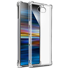 Silikon Schutzhülle Ultra Dünn Tasche Durchsichtig Transparent T03 für Sony Xperia 10 Klar