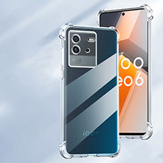 Silikon Schutzhülle Ultra Dünn Tasche Durchsichtig Transparent T03 für Vivo iQOO Neo6 SE 5G Klar