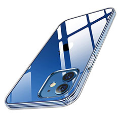 Silikon Schutzhülle Ultra Dünn Tasche Durchsichtig Transparent T04 für Apple iPhone 12 Mini Klar